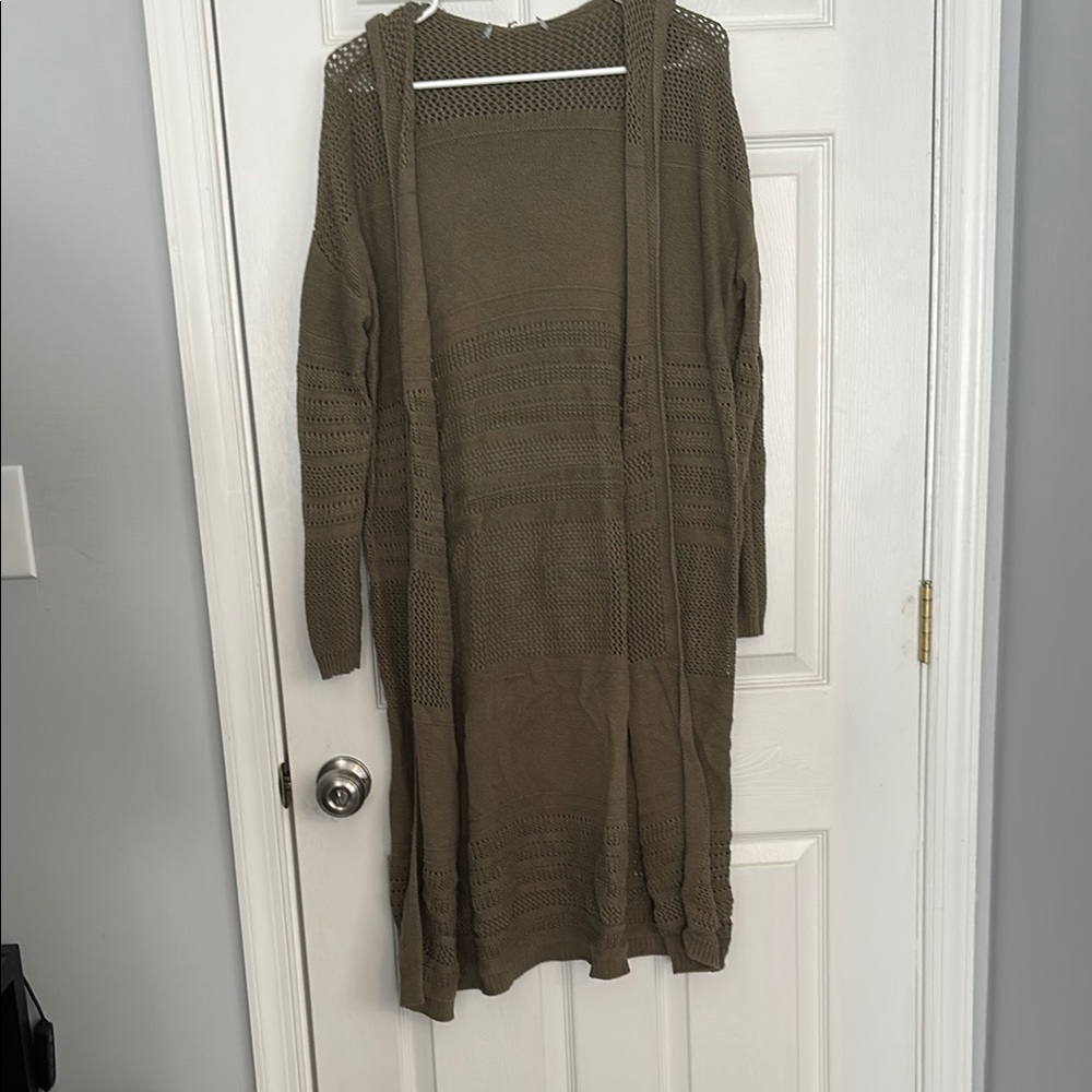 Olive Green Knit Sweater